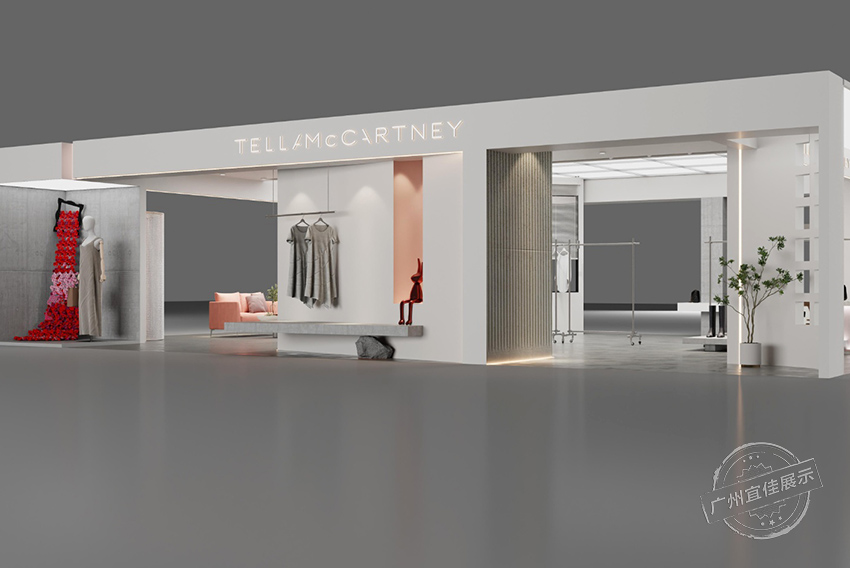 Stella Mccartney 快閃店服裝展柜