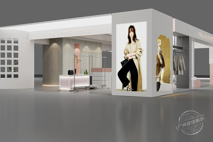 Stella Mccartney 快閃店服裝展柜