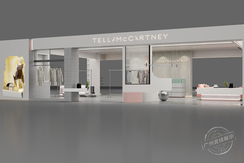 Stella Mccartney 快閃店服裝展柜