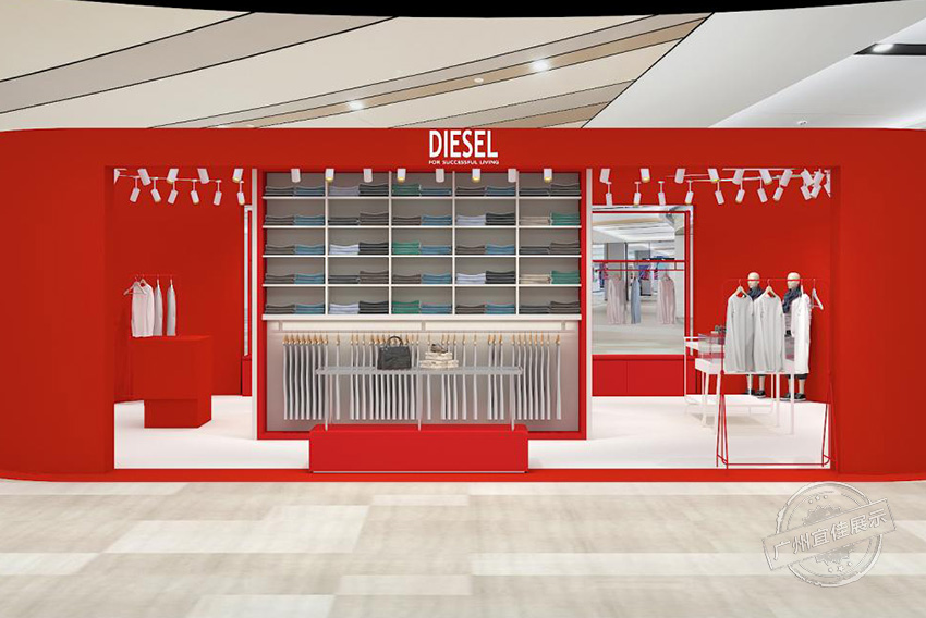 DIESEL 服裝展柜（深圳海雅繽紛城店）