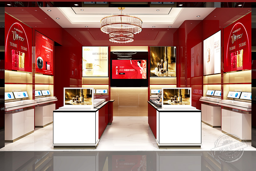 SHISEIDO資生堂 化妝品展柜