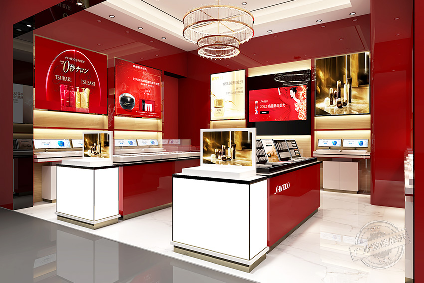 SHISEIDO資生堂 化妝品展柜