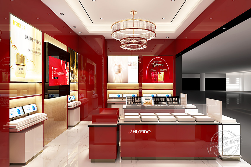 SHISEIDO資生堂 化妝品展柜