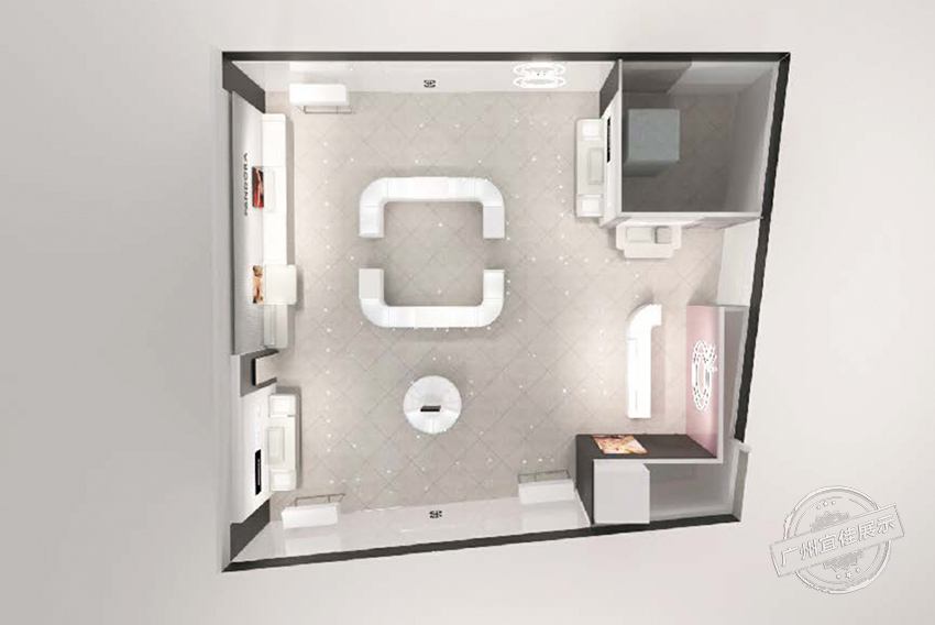 潘多拉PANDORA 珠寶展柜（廈門SM新生活廣場店）