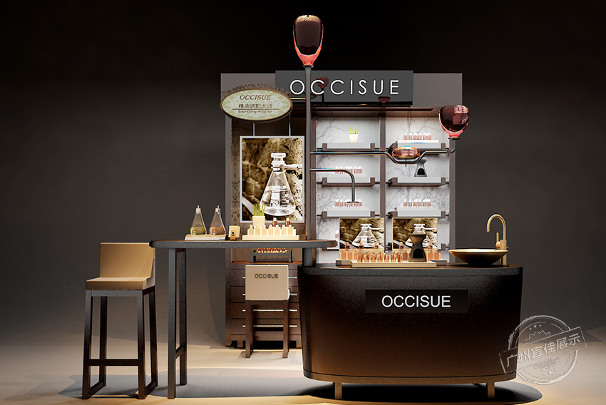 化妝品展柜訂做廠家