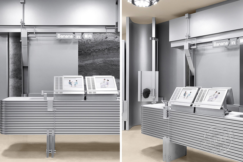 Bananain蕉內(nèi)概念店 服裝展柜（深圳寶安壹方城）