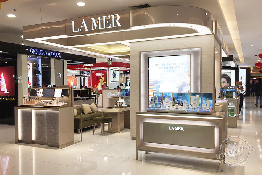 海藍(lán)之謎Lamer 化妝品展柜