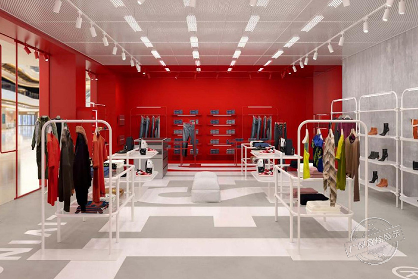 DIESEL丹寧 服裝展柜