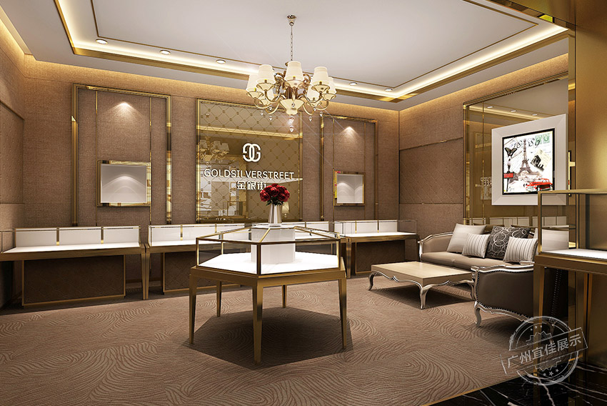 金銀街 珠寶展柜