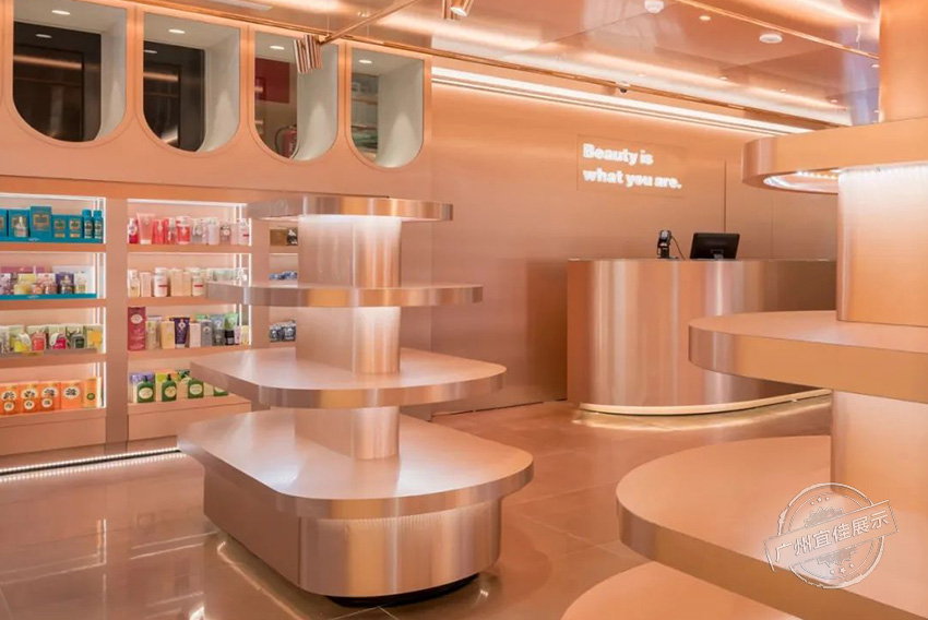 Planet Skin集合店 化妝品展柜