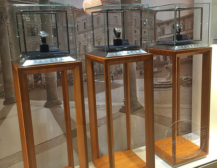 木紋玻璃手表展柜