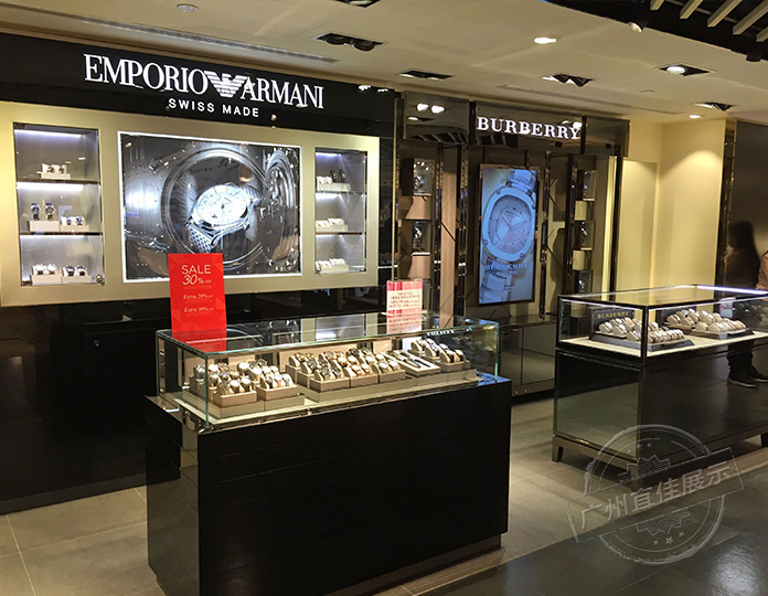 商場(chǎng)手表展柜